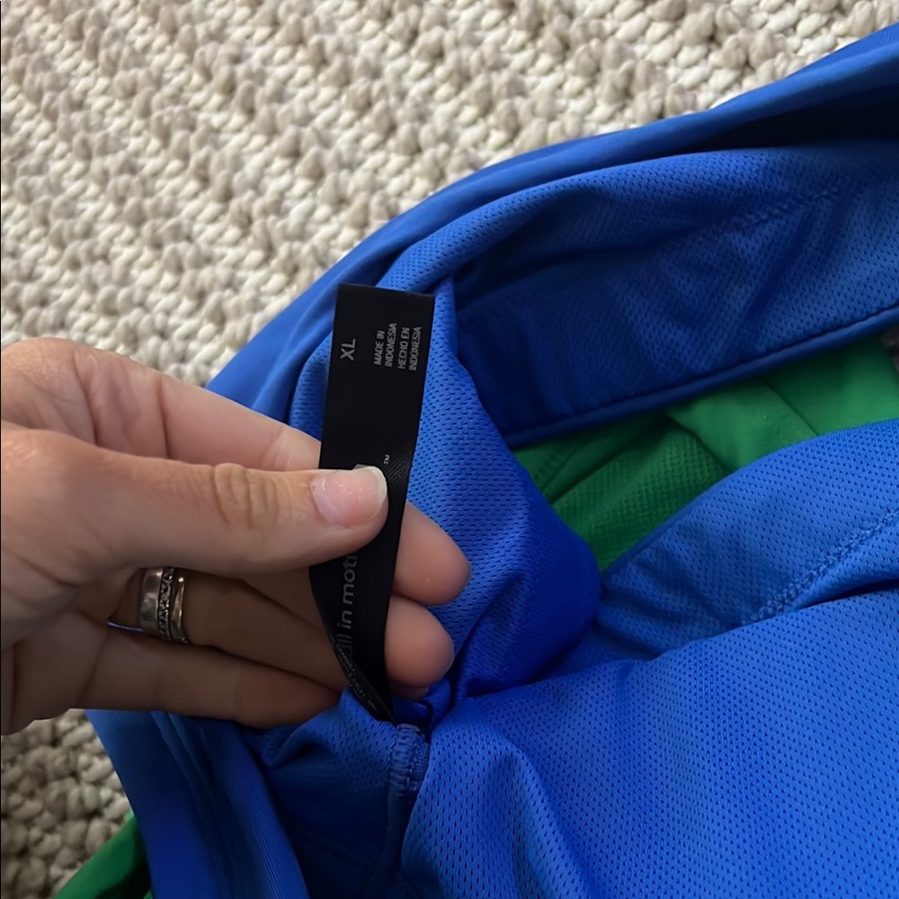 All in Motion Blue and Green Sports Bras - Picture 7 of 7
